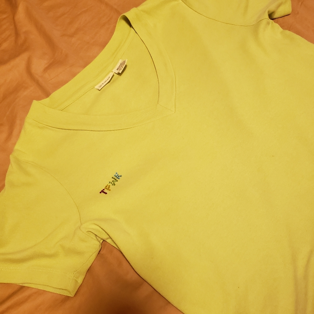 sage green v-neck